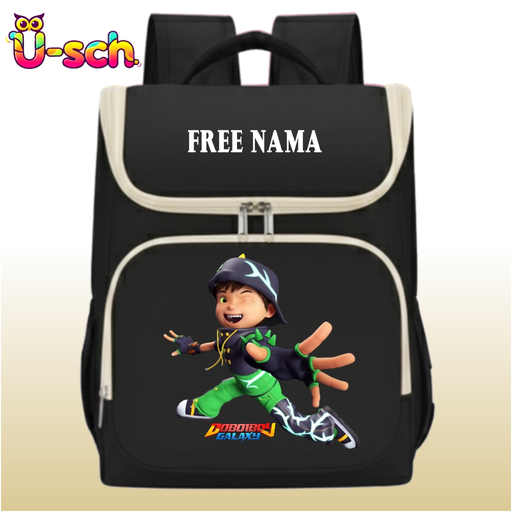 Tas Ransel Anak Boboiboy Galaxy Duri Unisex Tahan Air