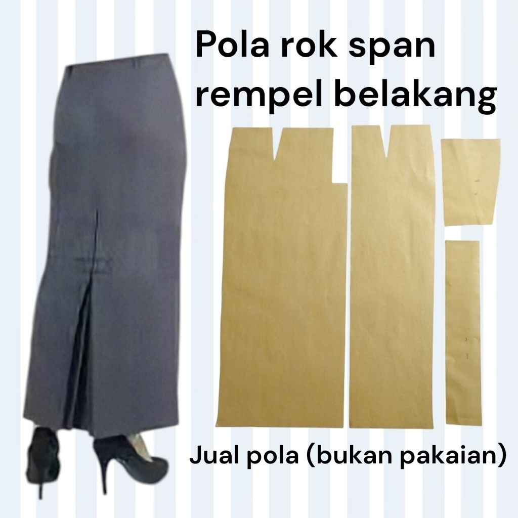 Pola rok span rempel belakang,(pola instan)
