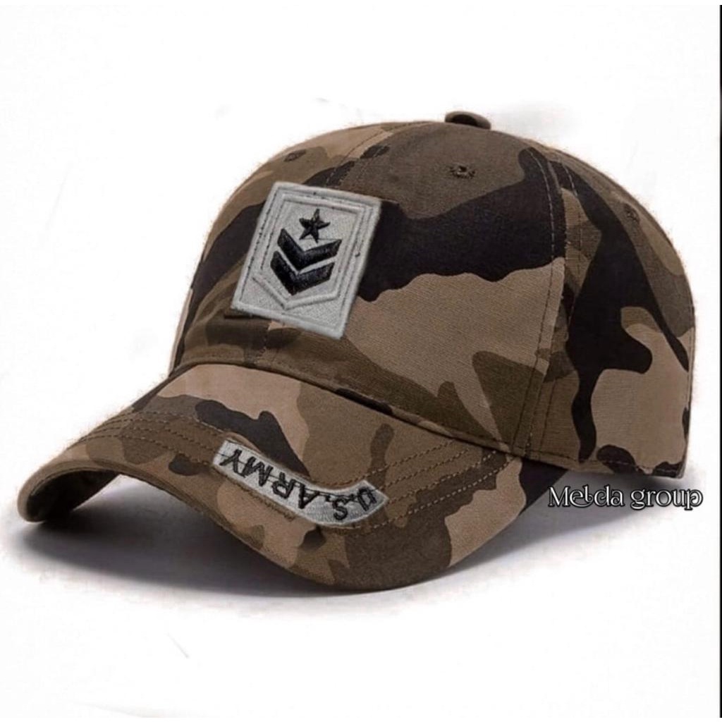 Topi Baseball Camo Loreng Cap Us Army Topi Import Premium