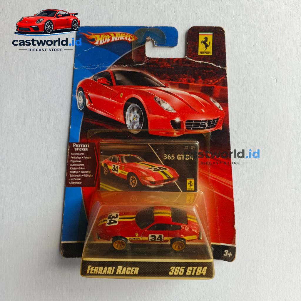 Hot Wheels Ferrari Racer 2008 Ferrari 365 GTB4