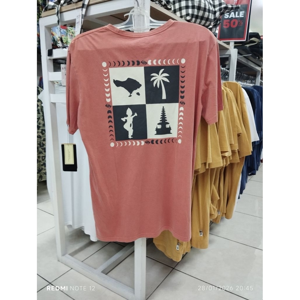 kaos Quiksilver Bali peace phase tee original