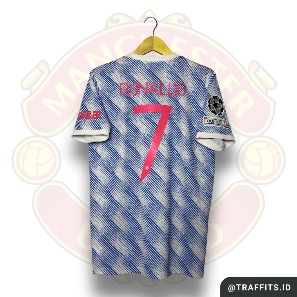 Jersey Manchester United Away 21/22 Cristiano Ronaldo Original Size M