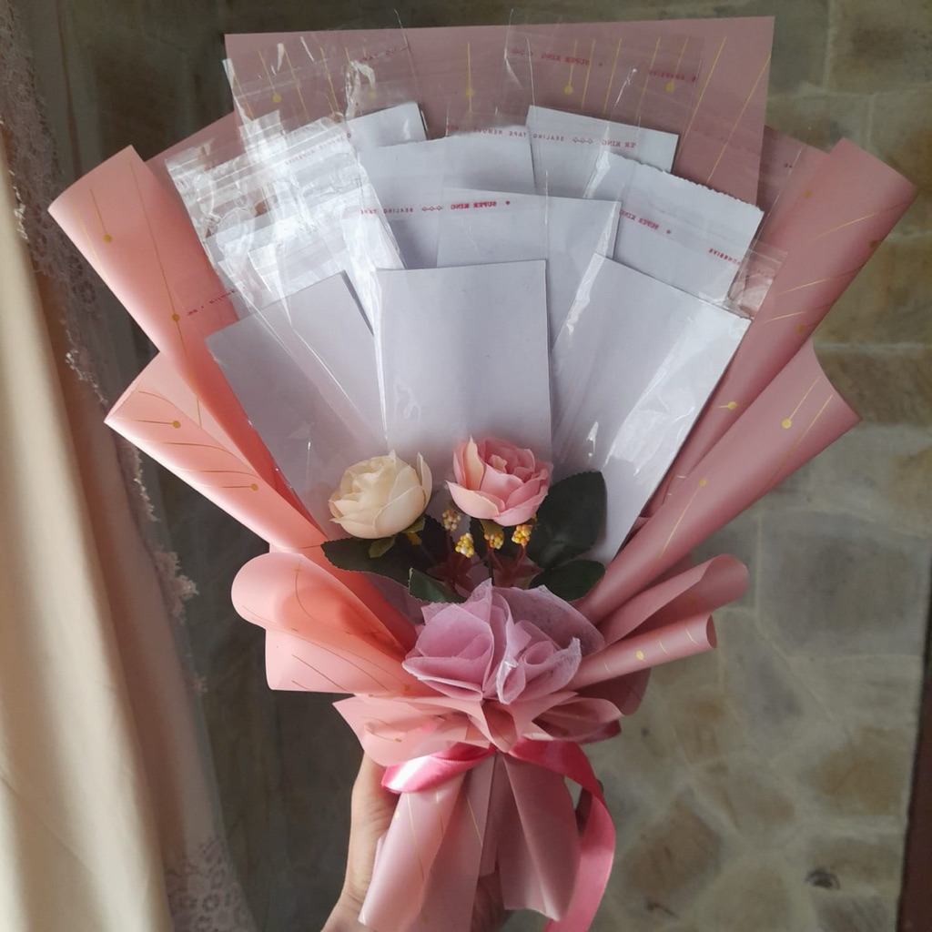 Buket Kosong/Buket Uang/Buket Bunga/Buket Snack/Buket Kertas/Buket Custom/Buket Murah/Buket Kekinian