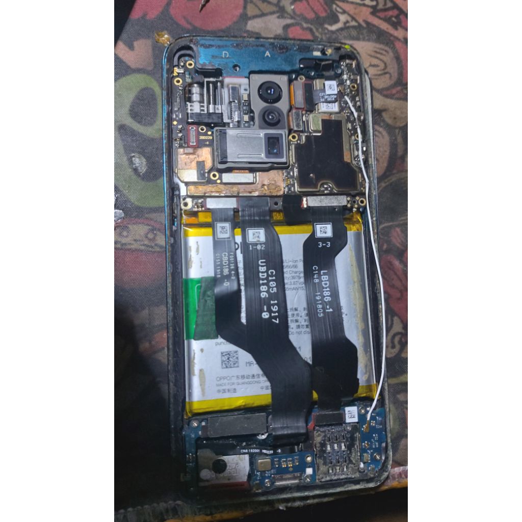 MESIN / PART Oppo Reno 10 x zoom MINUS BACA DESCFSI