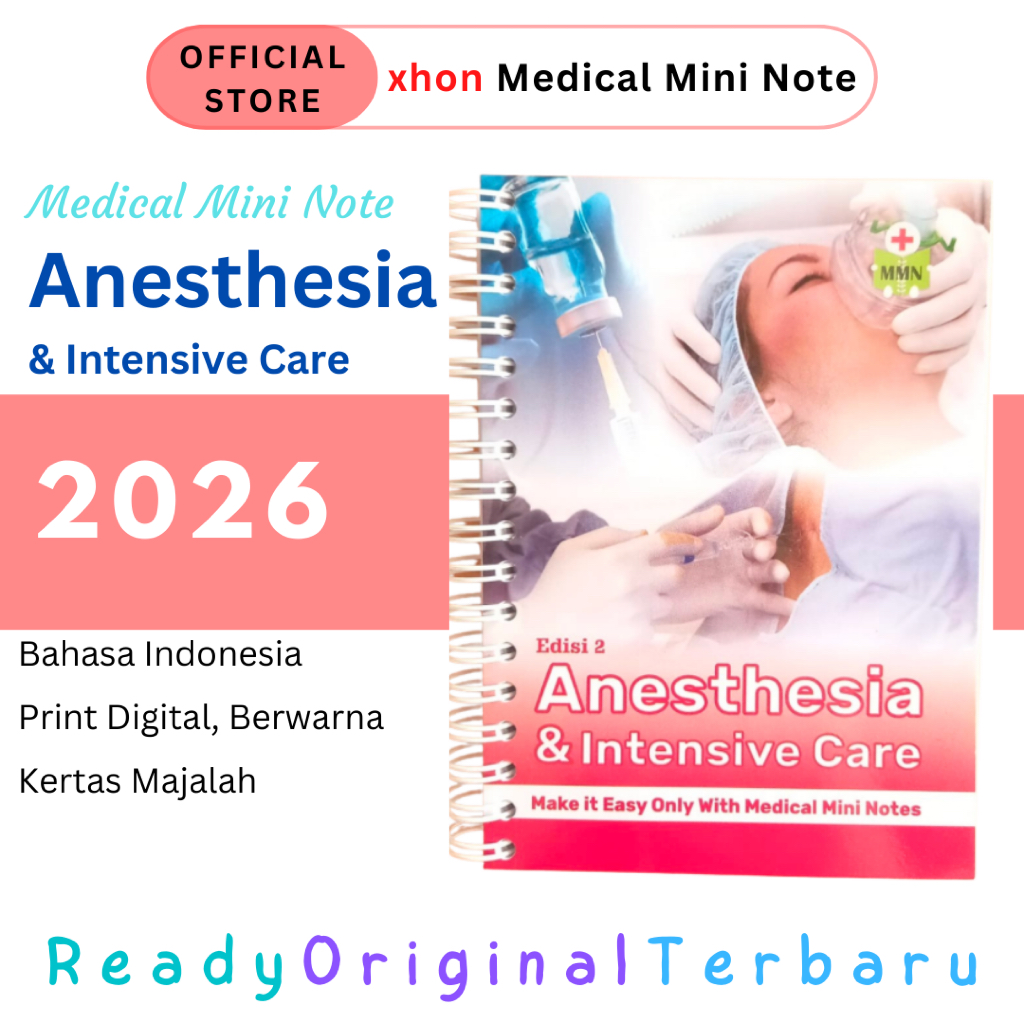 ORIGINAL TERBARU Anesthesia & Insentive Care | MMN / Medical Mini Note Anestesi Anes