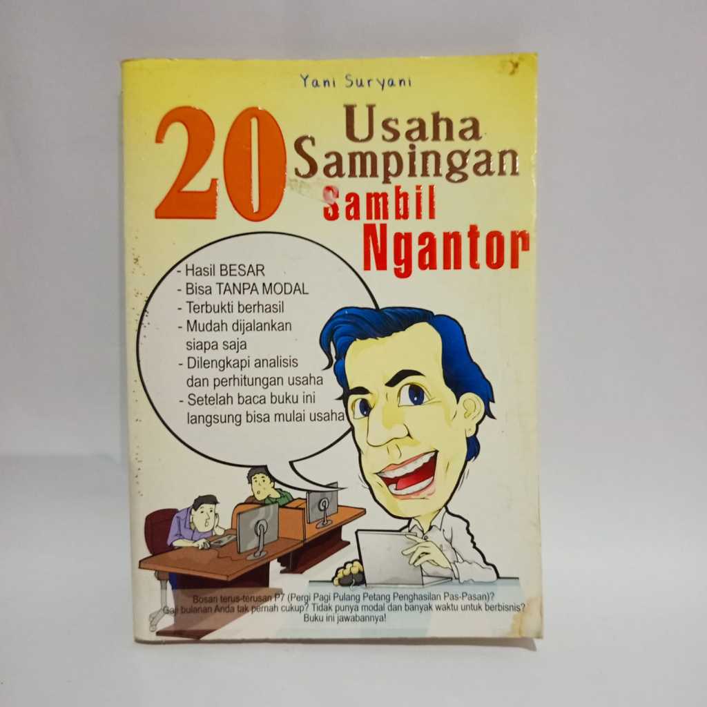 Buku 20 Usaha Sampingan Sambil Ngantor original preloved murah bagus bekas