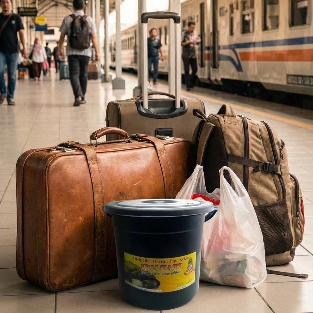 Tape Ketan Ember Ibu Hj.Tati Isi 60 Pcs Khas Kuningan/Cirebon