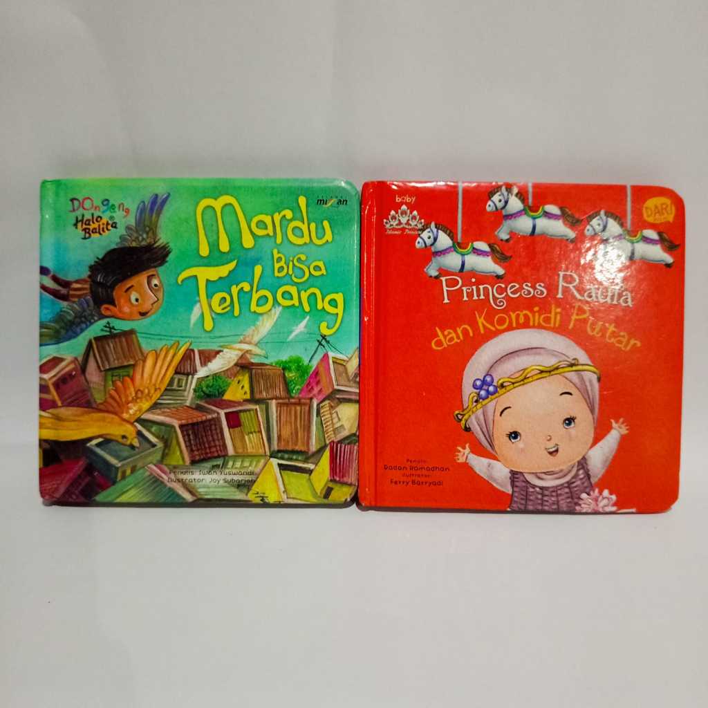 Buku Boardbook baby islamic princess dan dongen halo balita original preloved murah bagus bekas