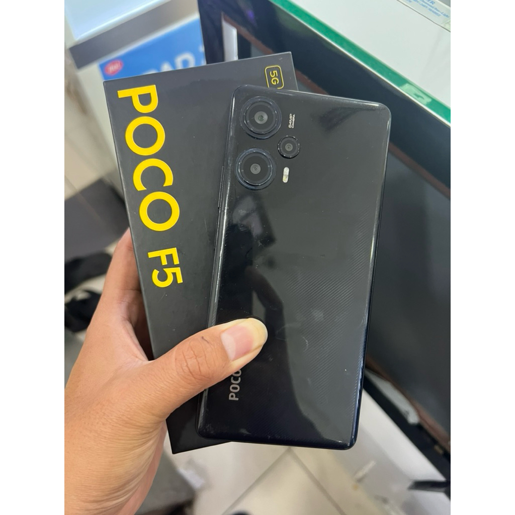 poco f5 ram 12/256 second resmi fullset original termurah