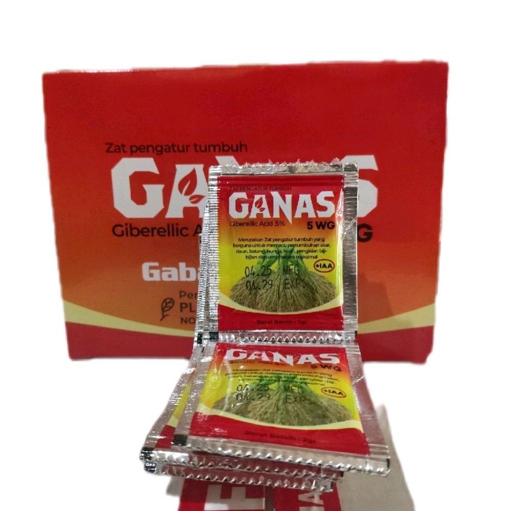 Ganas 5WG ZPT sejenis Gibgro pupuk giberelin pertumbuhan