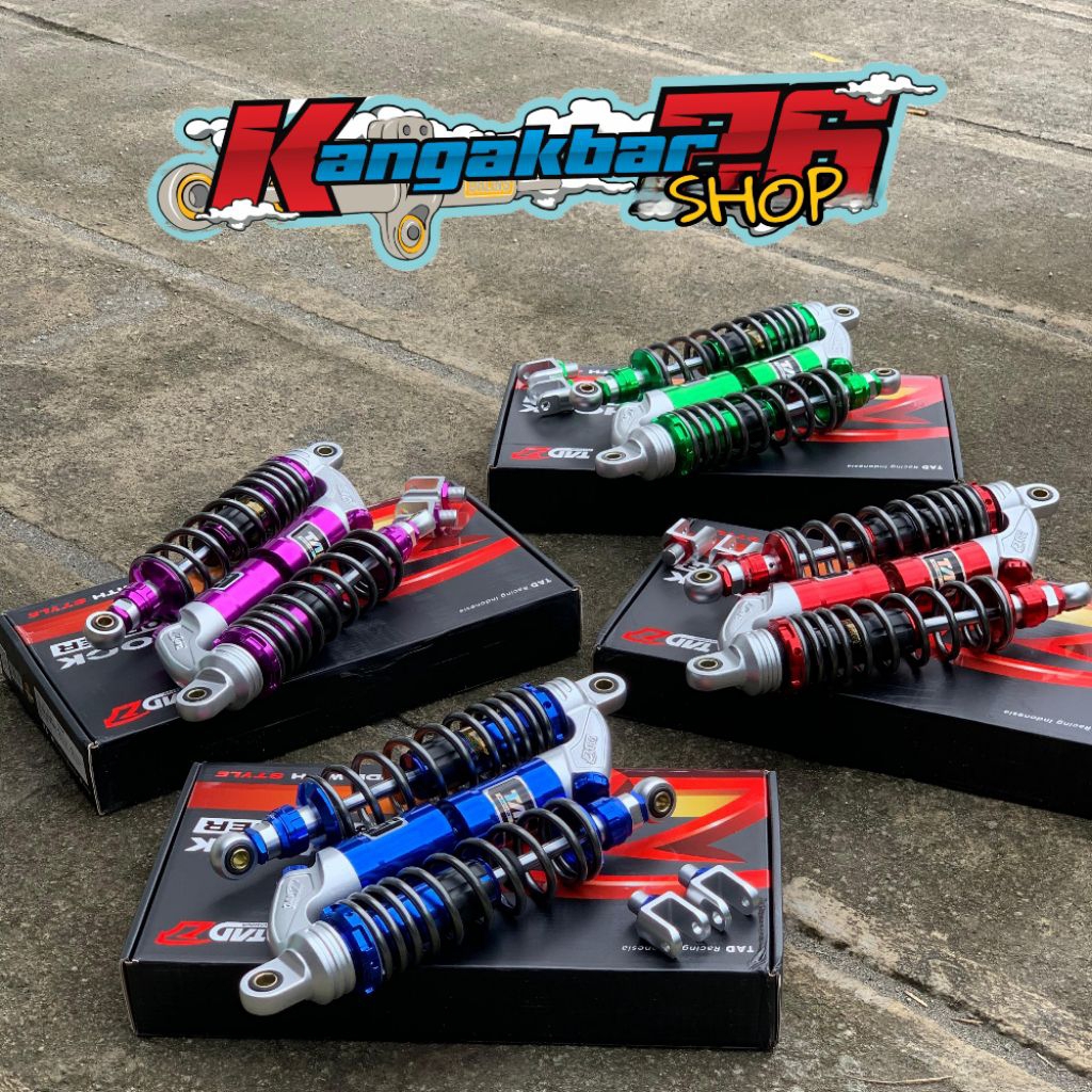TAD RACING SKOK SHOCK TABUNG TAD MISSILE SB-3 UK 28 32 34 FREE DOBEL ANTING PNP BEBEK SPORT MATIC