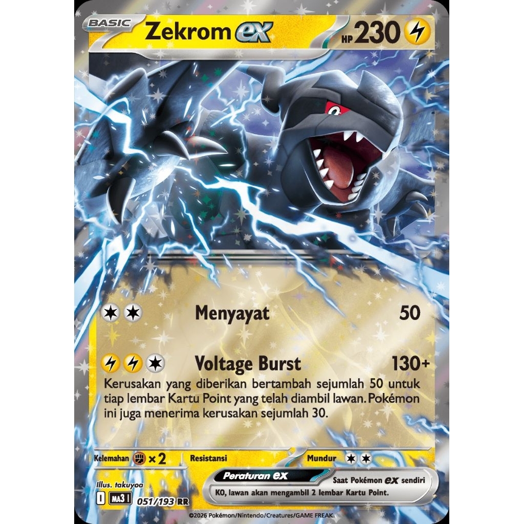 Zekrom EX MA3 051/193 RR ID