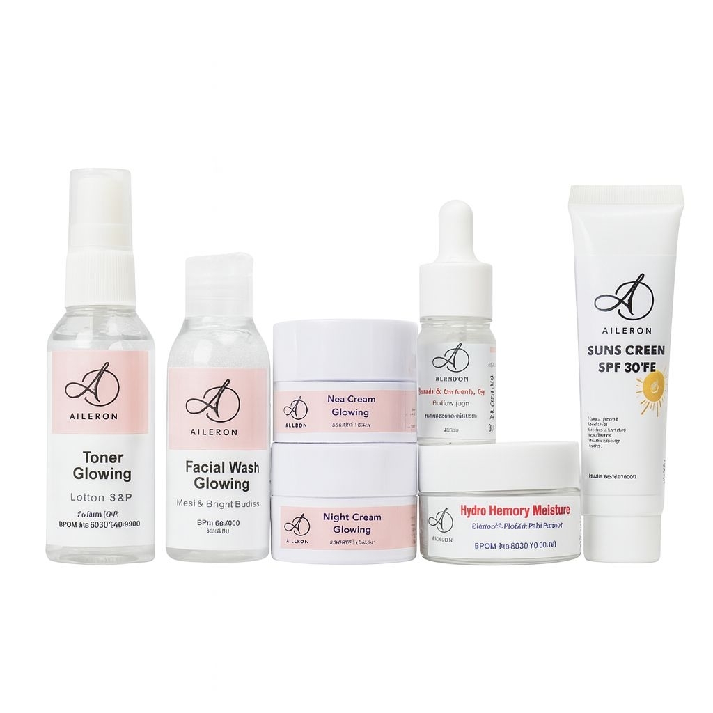 Paket Skincare Glowing Murah BPOM Aileron