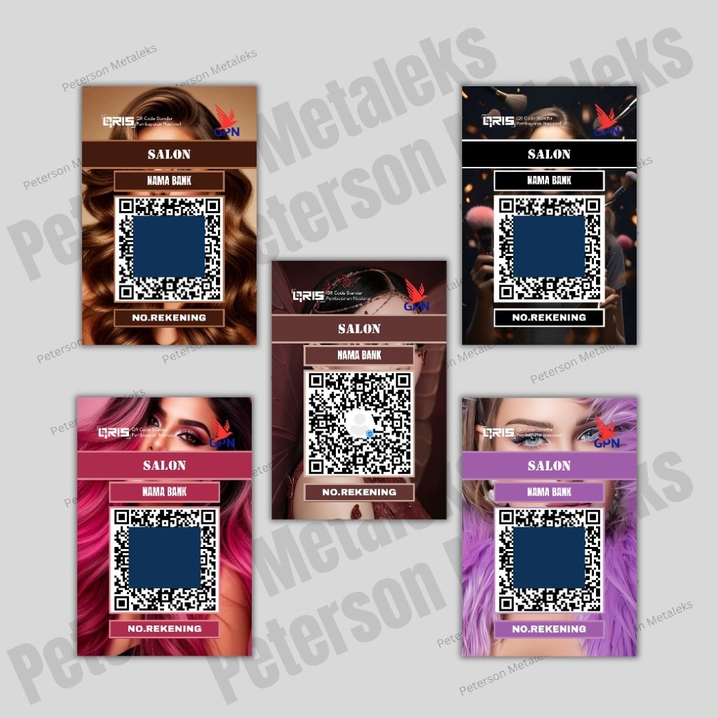 QRIS/QRIS CUSTOM/QRIS AESTHETIC/QRIS ALUMINIUM