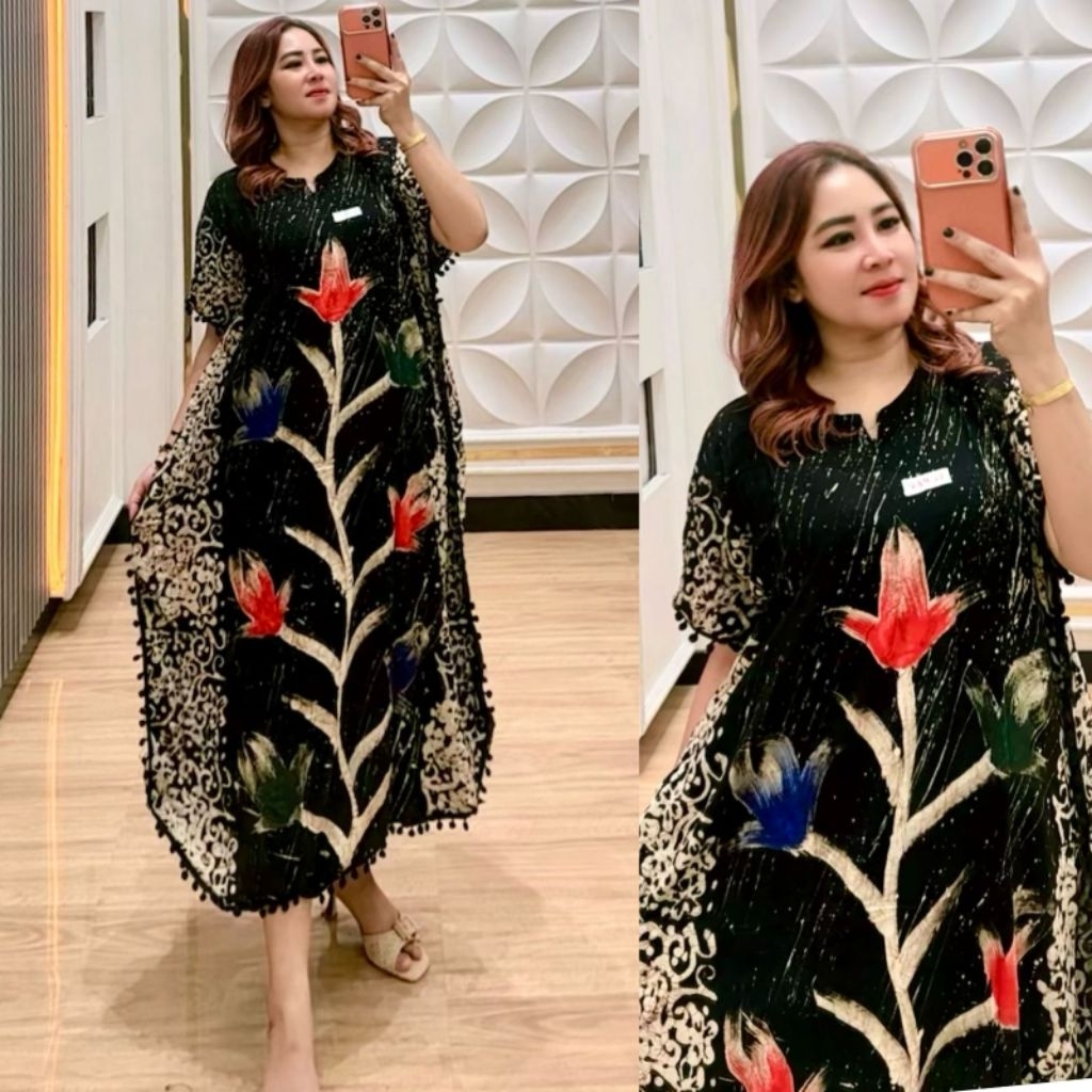 Daster lowo pompom Coletan