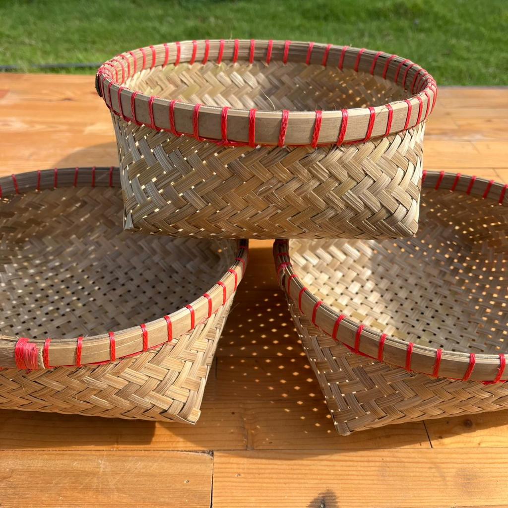 Dunak Bambu Anyaman | Wadah Anyaman Bambu Murah | Keranjang Bambu Ramah Lingkungan