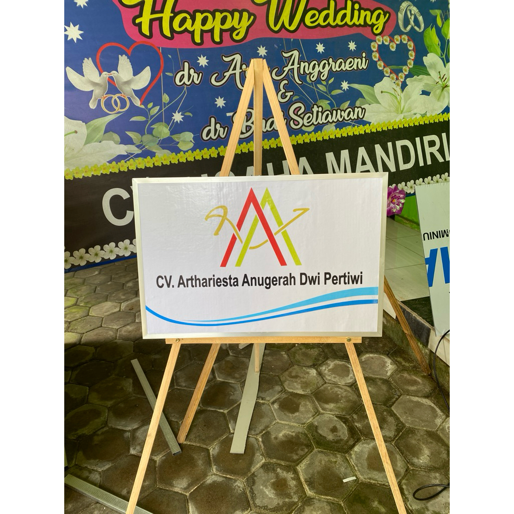 Plang Apoteker Papan Nama Usaha 40x60cm-60x80cm
