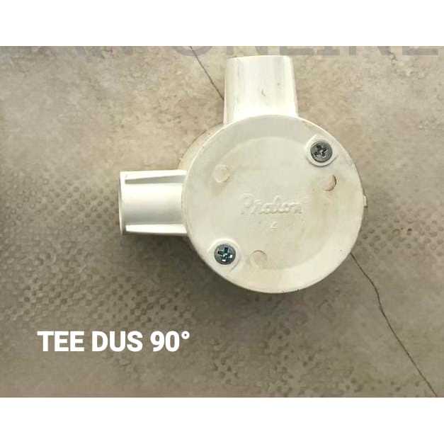 TEE DUS T DOOS PRALON CABANG 2 PUTIH 90 DERAJAT