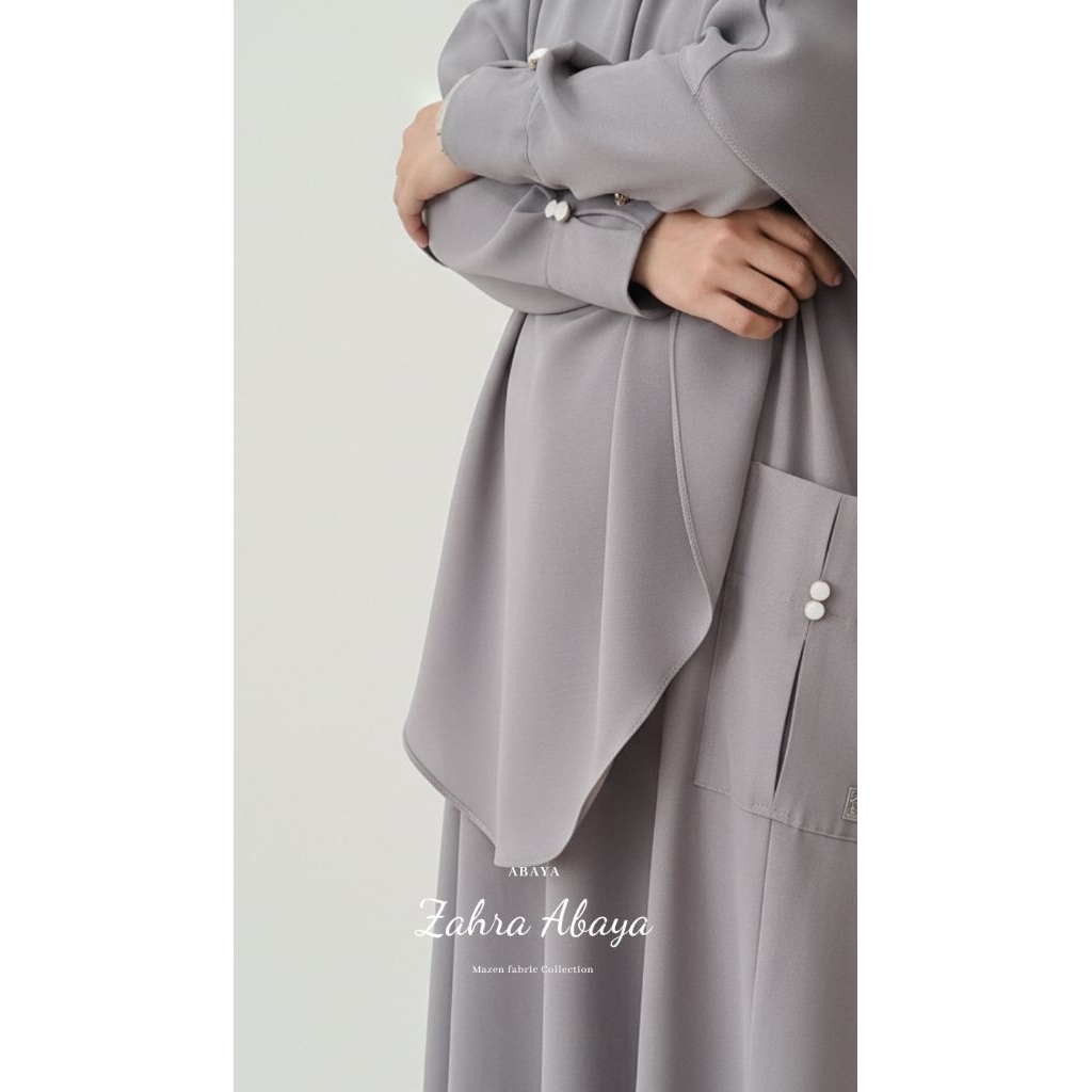 Zahra Abaya gamis mazen kain mazen abaya mazen set khimar fk khimar cadar instan