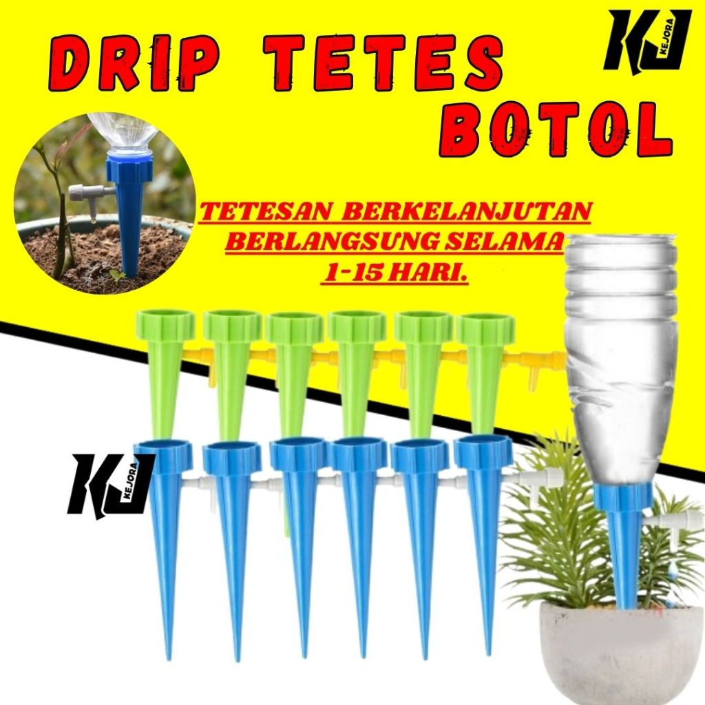 Drip Tetes Botol Alat Siram Tanaman Otomatis Non-Elektrik