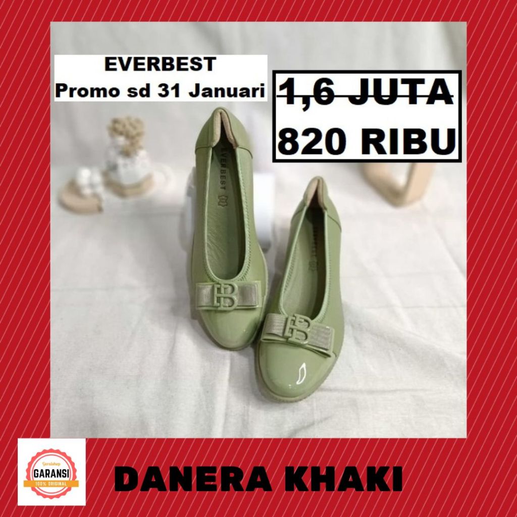 Sepatu wedges wanita Everbest DANERA 100% original sale