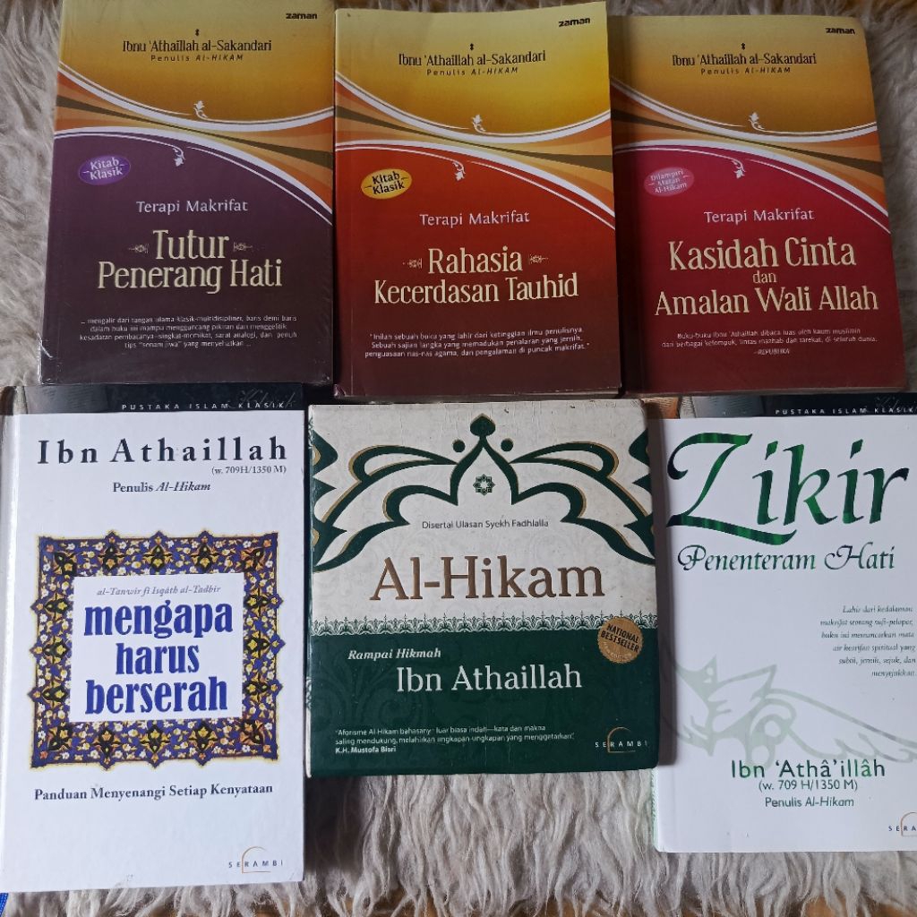 LANGKA terapi makrifat ibnu athaillah al hikam kasidah cinta rahasia kecerdasan tauhid tutur peneran