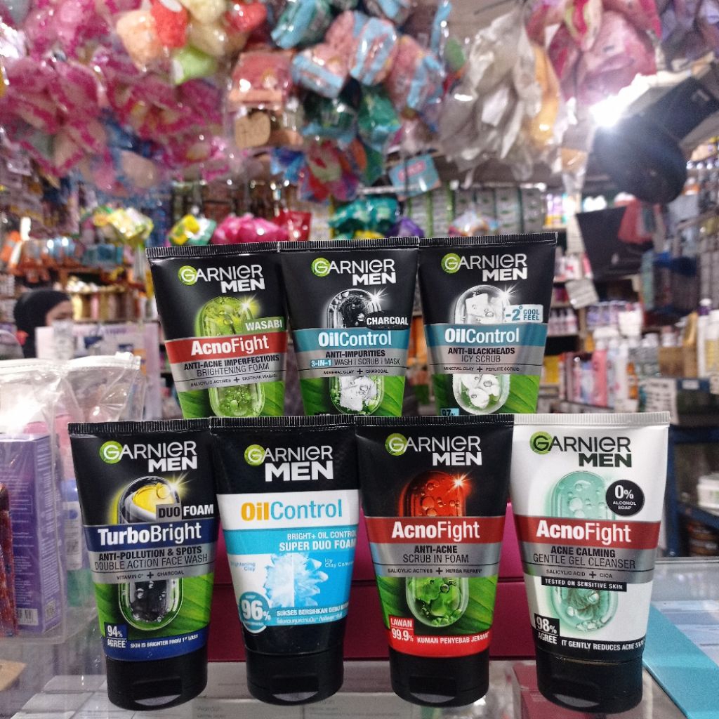 Garnier Men Face Wash / Sabun Cuci Muka Pria 100ml