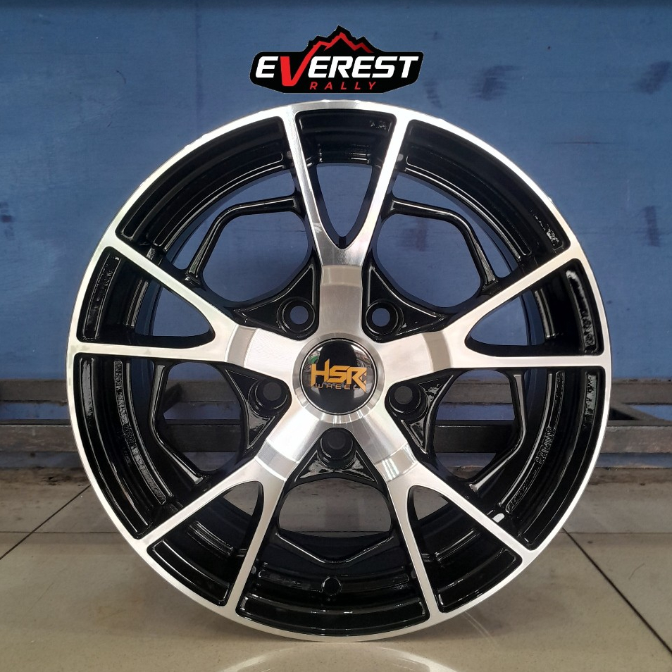 Velg Mobil Ertiga, Granmax, Apv, Luxio, Taruna Ring 15 Black Polish HSR EXIMIUS