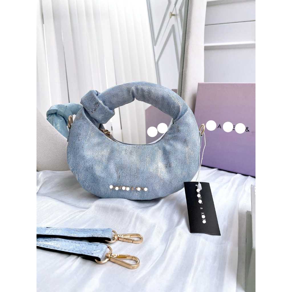 TAS WANITA PREMIUM CK PUFFY BOW BAG KODE SCK89 FREE TALI PANJANG