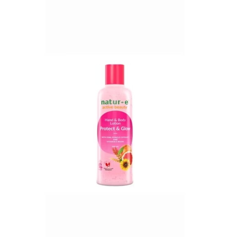 NATUR-E ACTIVE BEAUTY HAND & BODY LOTION PROTECT & GLOW 245ML | MENCERAHAKAN & MELEMBABKAN KULIT | B