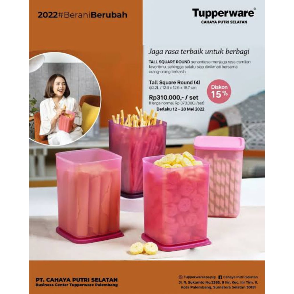 Toples Tupperware 650ml