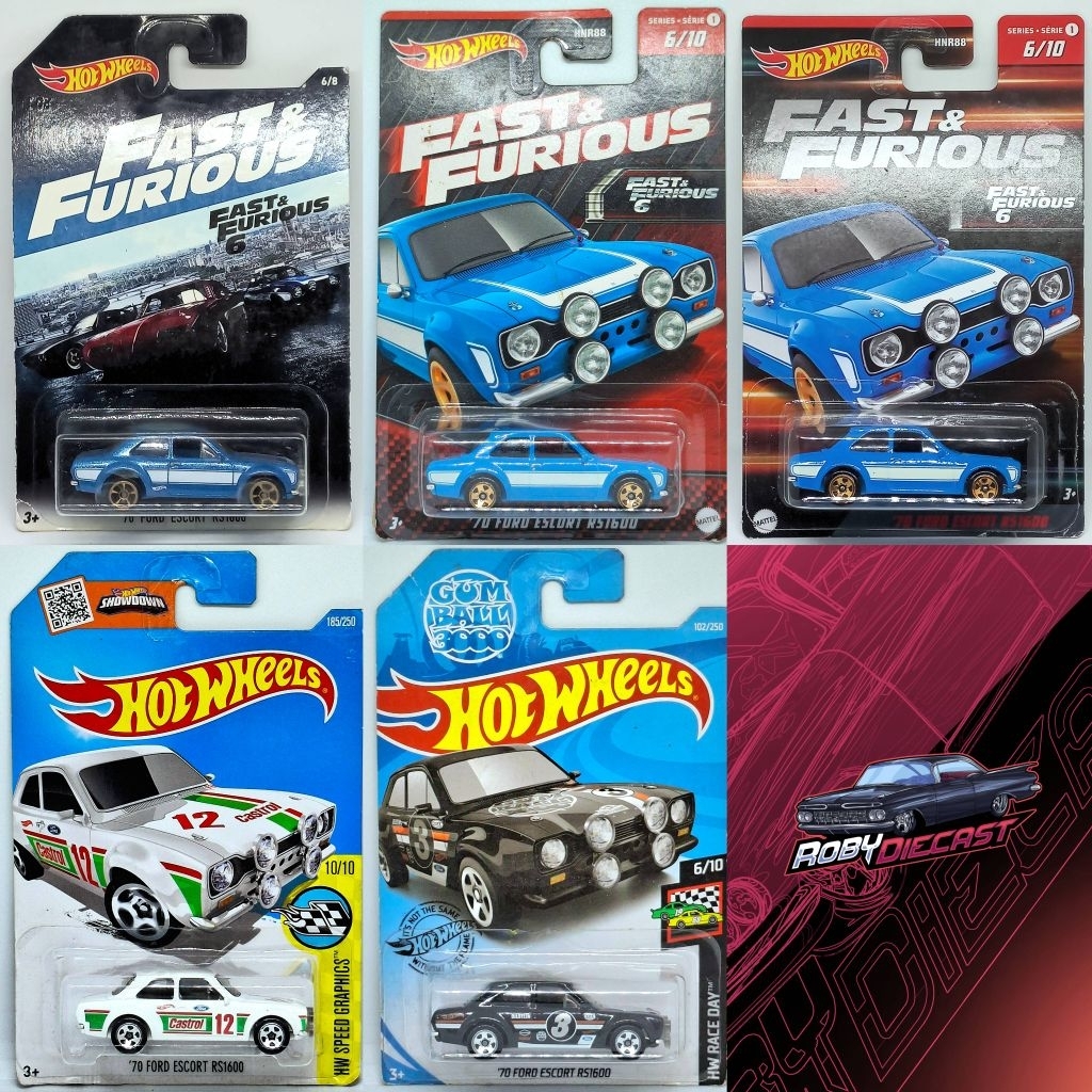 Hot Wheels '70 Ford Escort RS1600