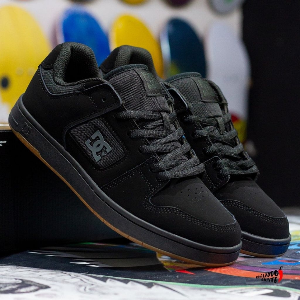 Sale dc manteca 4 black gum men's sneakers original sepatu kasual pria