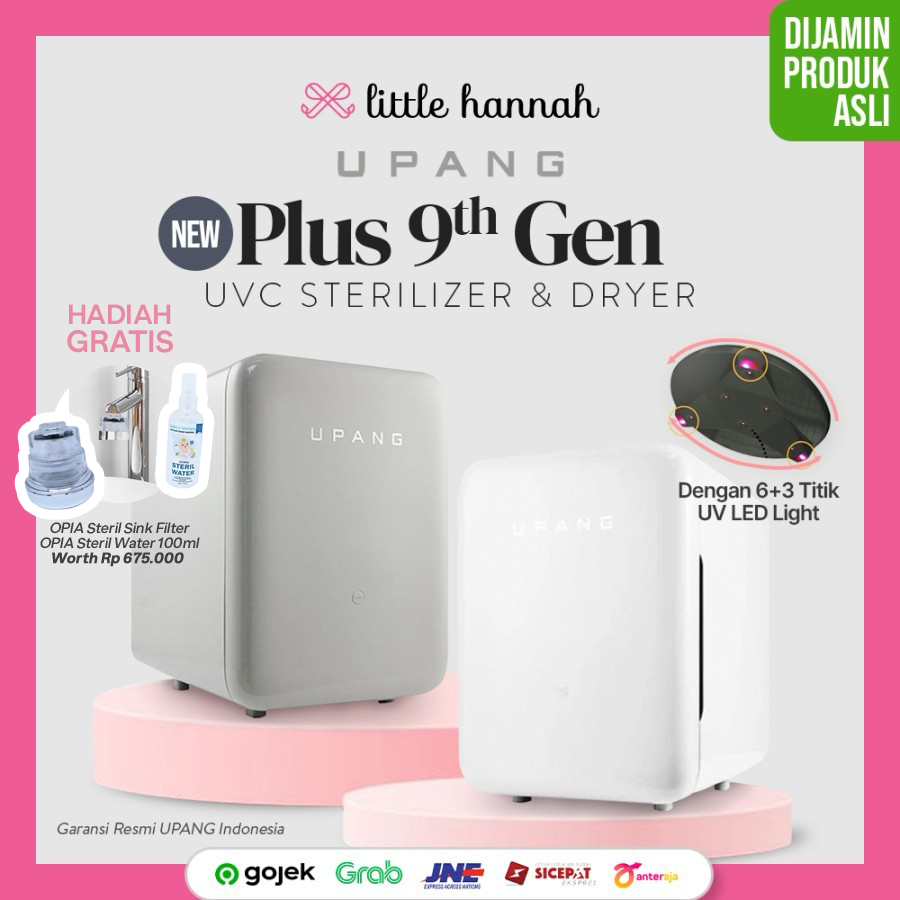 uPang PLUS+ LED UVC Sterilizer Waterless – Alat UV Steril Botol Upang UV Sterilizer LED uPang Plus 9