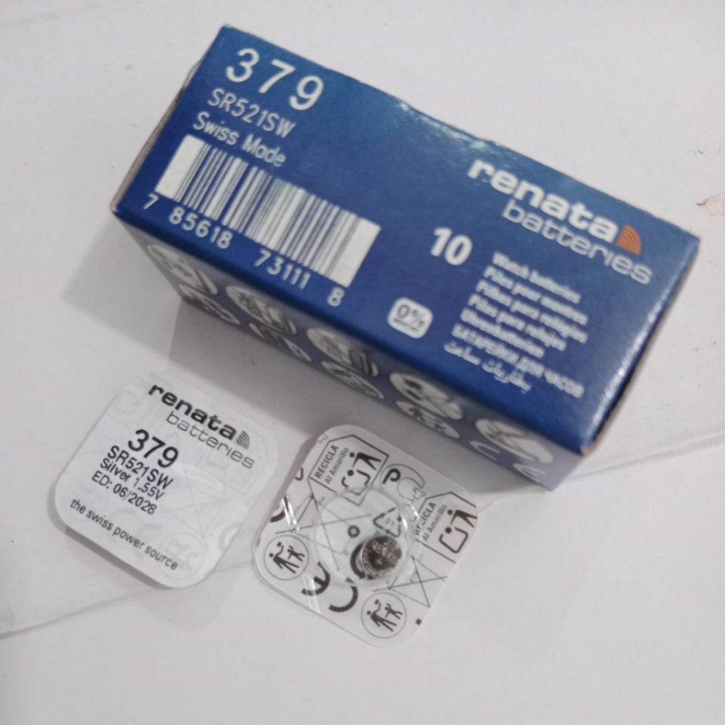 Baterai Jam tangan 521 Renata original