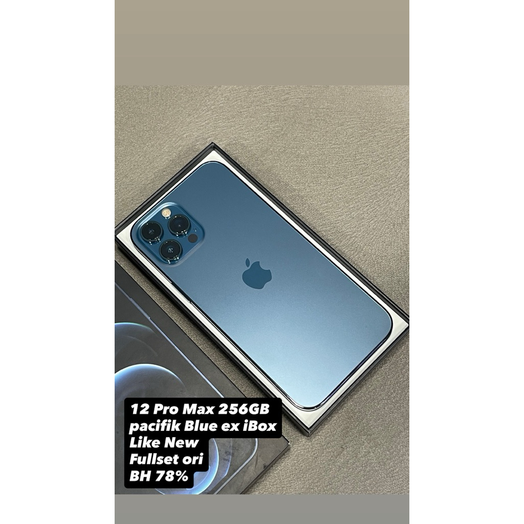 Iphone 12 Pro Max 256GB Pacifik Blue ex iBox