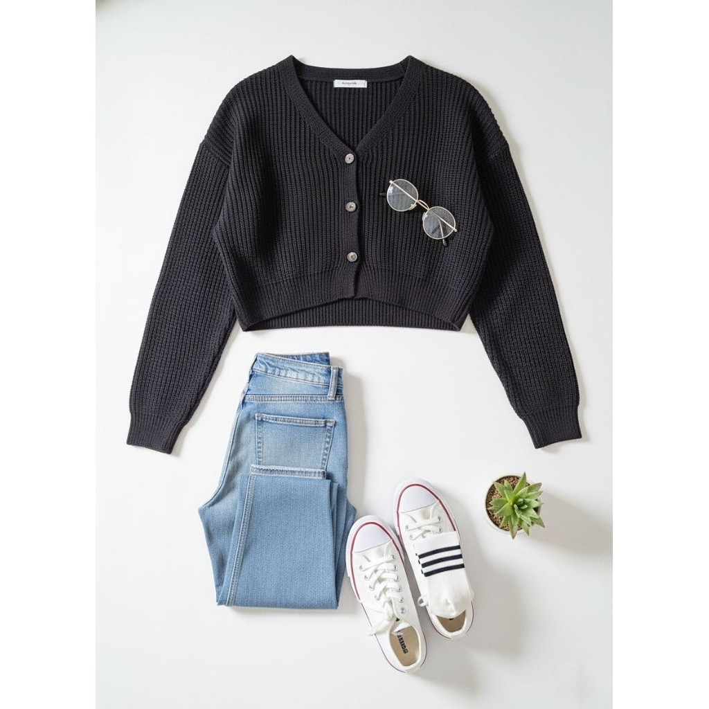Cardigan Crop SPAO