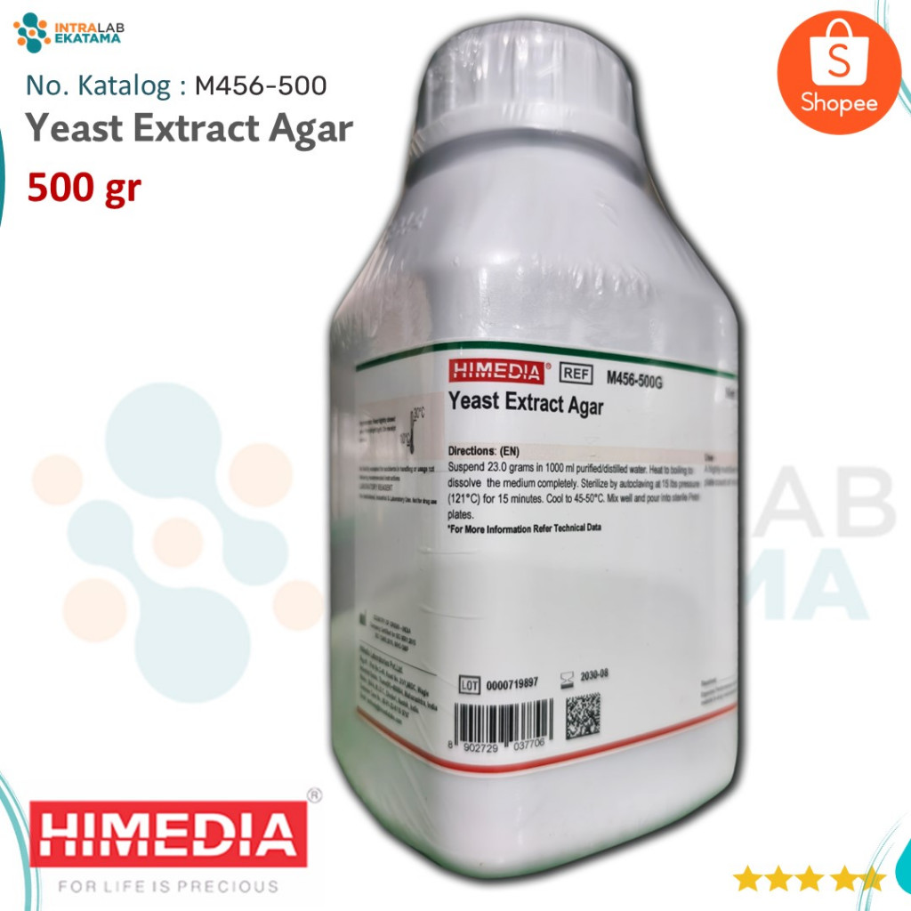 Yeast Extract Agar, 500 gr, (M456), Himedia