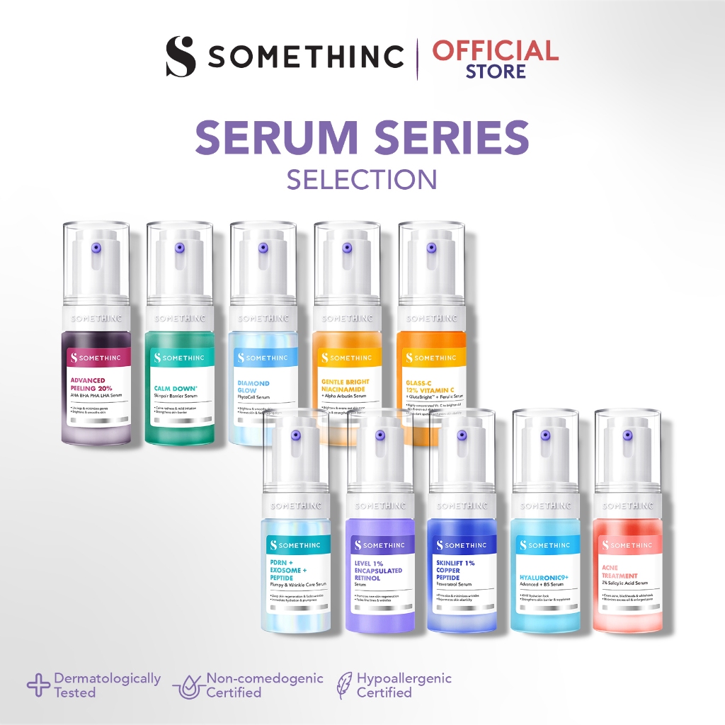 SOMETHINC - Serum Series | Glass-C 12% Vitamin C+ | Gentle Bright Niacinamide | Advanced Peeling 20%