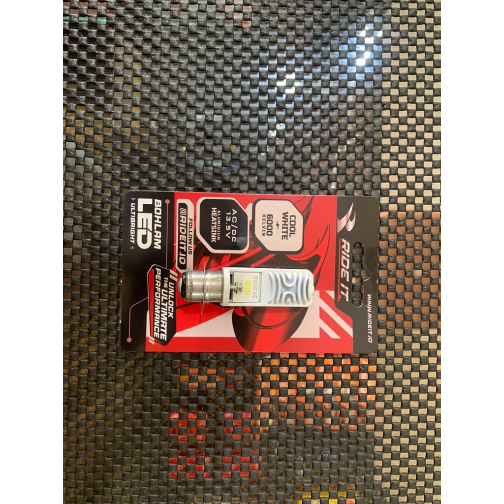 LAMPU DEPAN MOTOR DOP LED DEPAN MOTOR BEBEK/METIC /H6 RIDE IT ULTRA BRIGHT AC DC