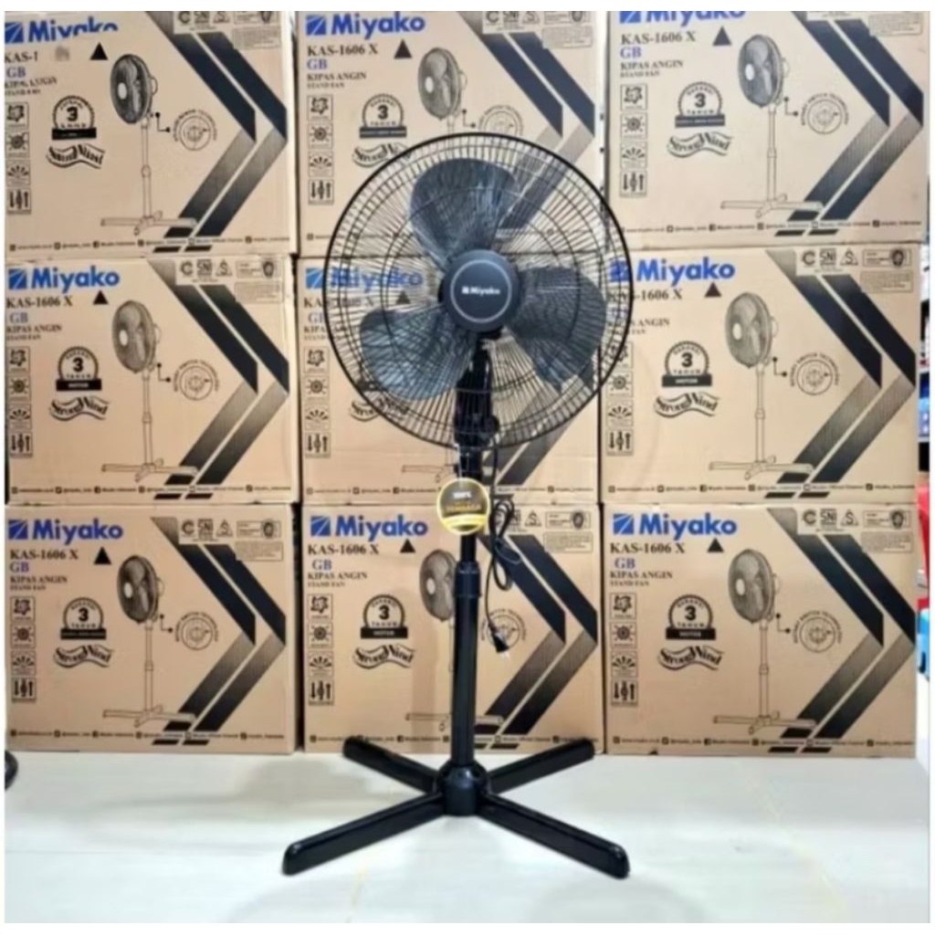 Kipas Angin Miyako Berdiri 1606XGB/Stand Fan Miyako 1606XPL/Kipas Angin Berdiri 16 Inch Miyako