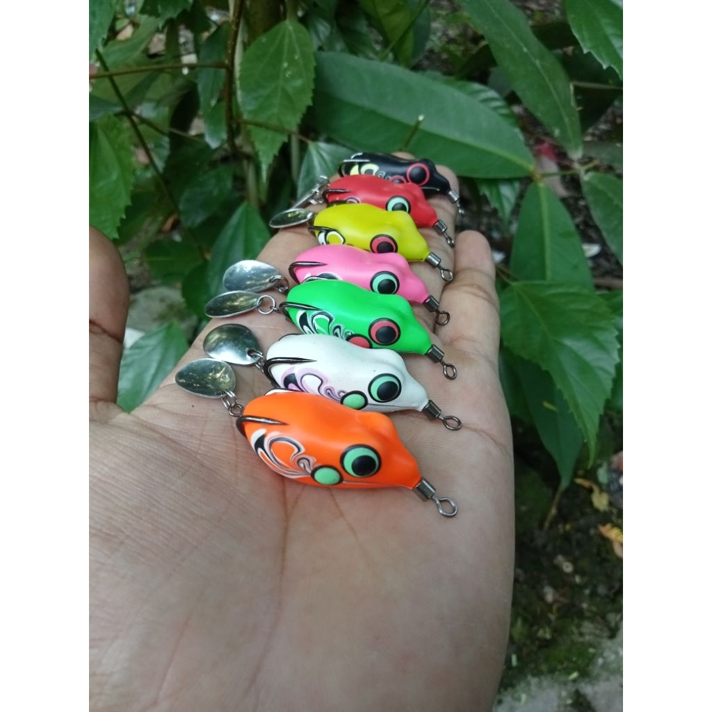 umpan casting soft frog 3.5cm