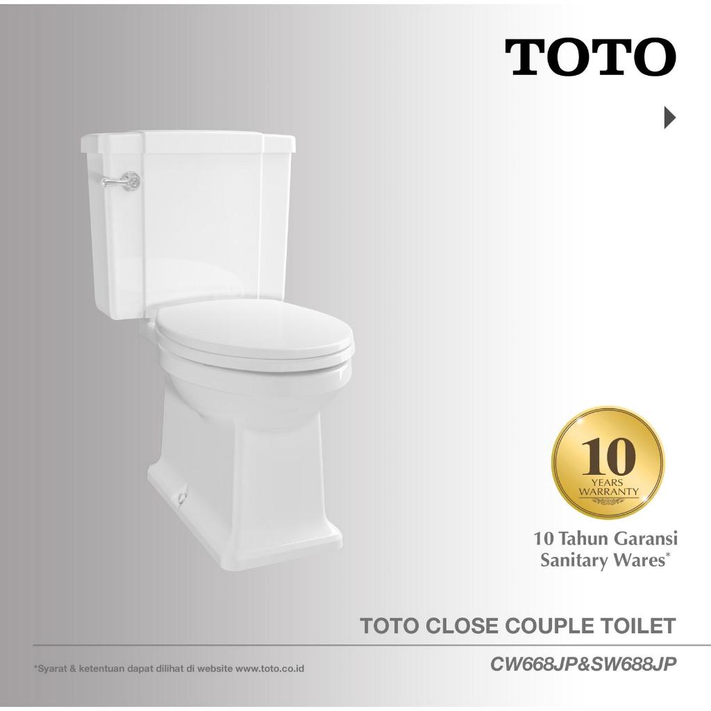 TOTO Closet CW668J/SW668J | Closet Duduk - Kloset - Kloset Duduk - Eco-Washer