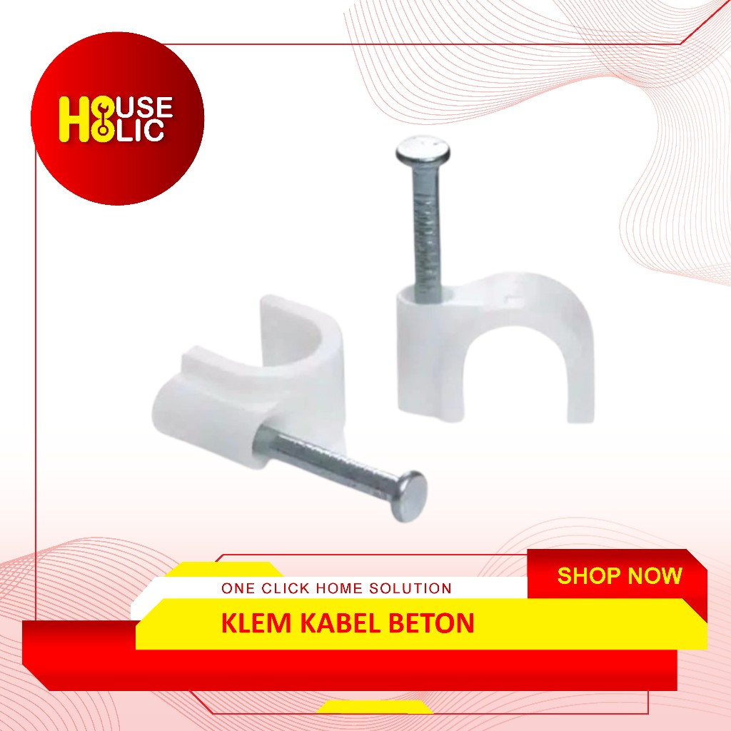 Klem Kabel Beton Untuk Instalasi Listrik Dinding  7 8 9 10 mm