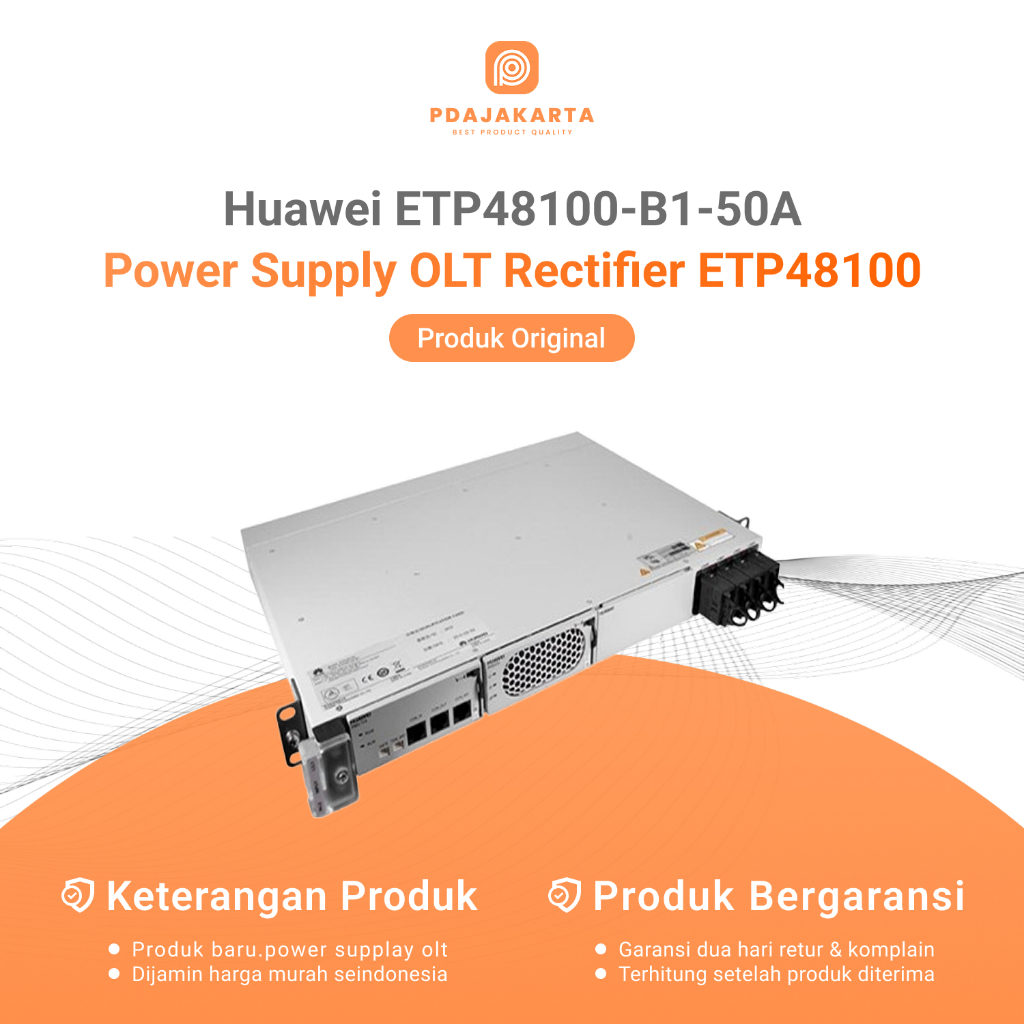 Huawei ETP48100-B1-50A Power Supply 48V DC Max 50A PMU11A Original