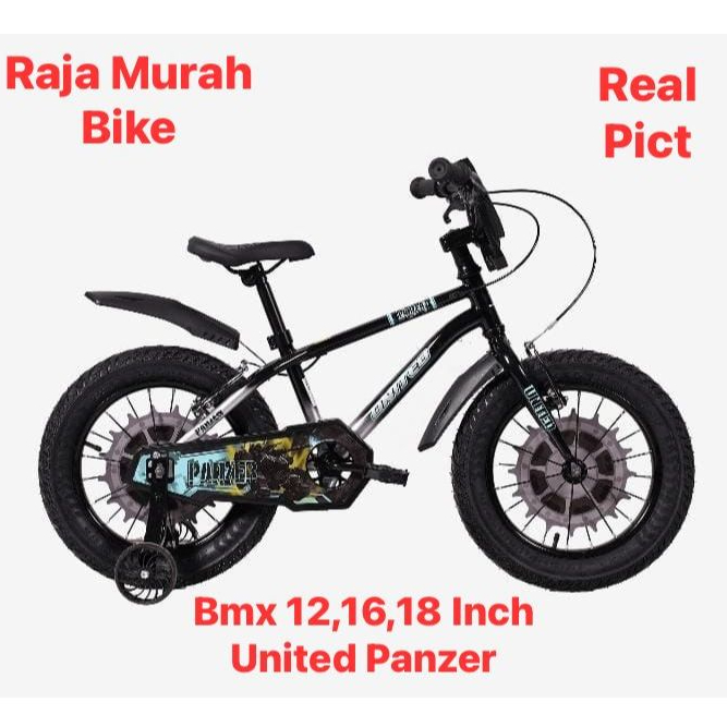 Sepeda Anak Laki Laki Bmx 12 Inch United Panzer Sepeda Bmx United Panzer 12 Inch