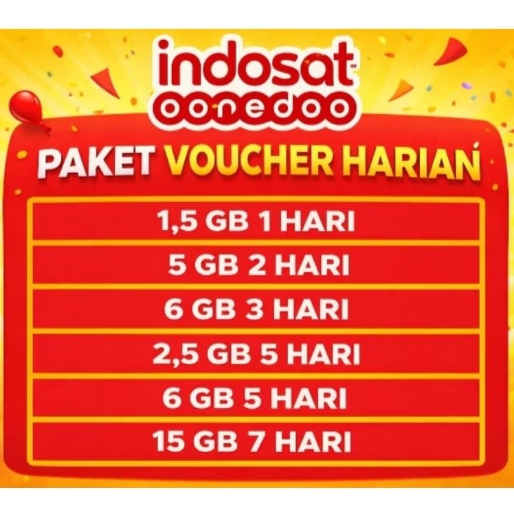 PAKET DATA/KUOTA INTERNET INDOSAT OOREDOO MURAH