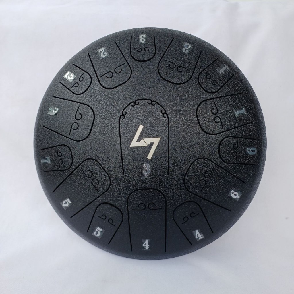 Drum Tongue Mini Handpan Perkusi 15 Nada Tone 12 Inch