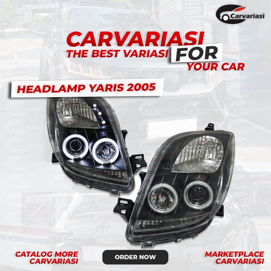 HEADLAMP YARIS 2005 LED HEADLAMP YARIS BAKPAO