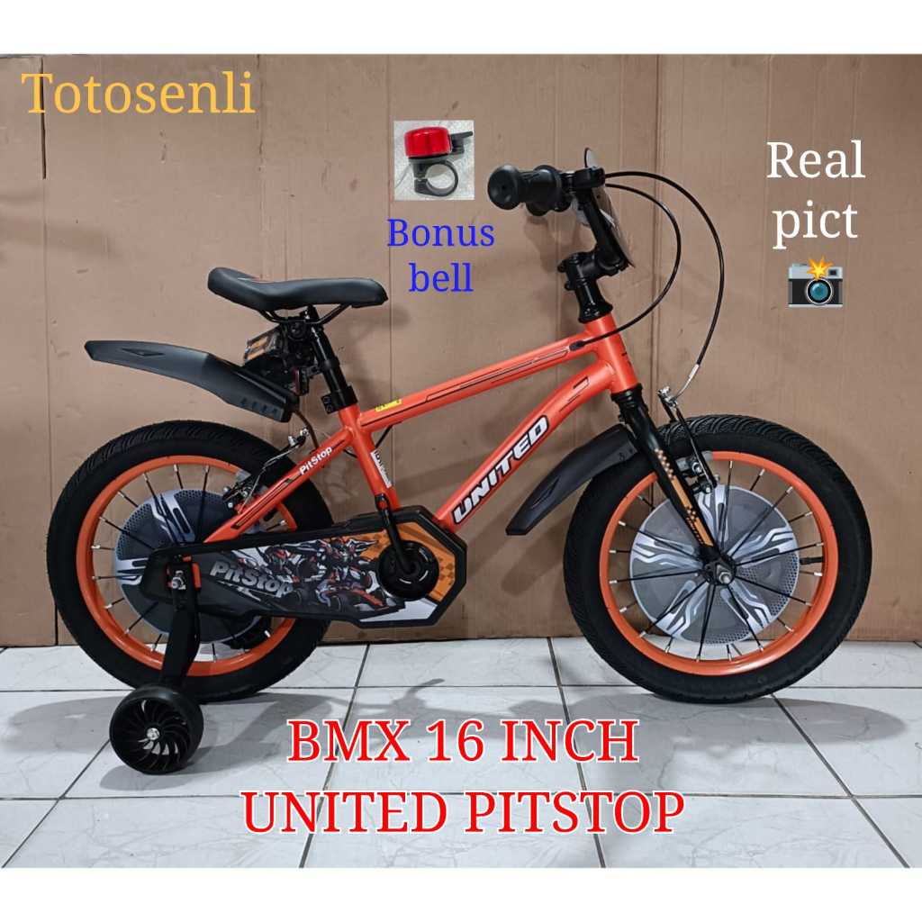 sepeda anak bmx 16 inch united pitstop sepeda anak laki laki bmx 16 inch united